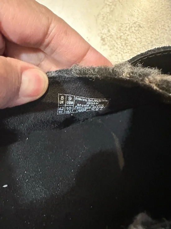 Dr. Martens ISHAM CROCHET WOOL SUEDE MULES - Picture 4 of 5